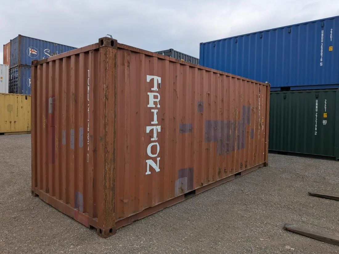 Seecontainer 20′ · gebraucht, gebraucht
